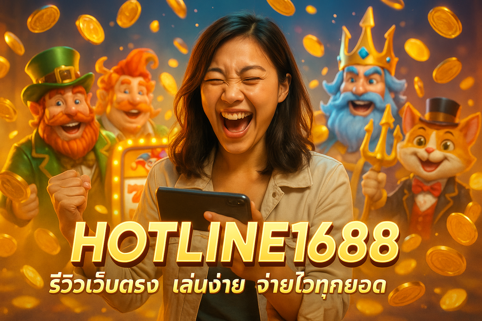 HOTLINE1688 รีวิวเว็บตรง เล่นง่าย จ่ายไวทุกยอด