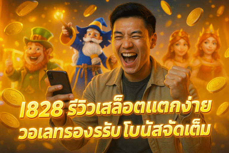 I828 รีวิวเว็บสล็อตแตกง่าย วอเลทรองรับ โบนัสจัดเต็ม