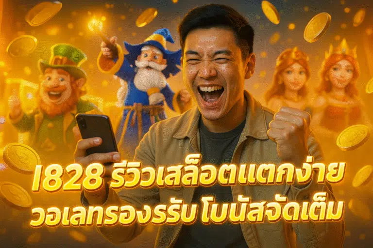 I828 รีวิวเว็บสล็อตแตกง่าย วอเลทรองรับ โบนัสจัดเต็ม