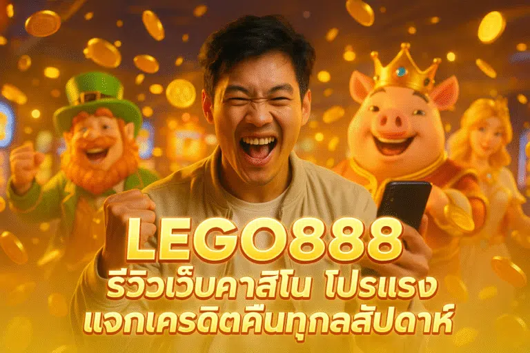 LEGO888 รีวิวเว็บคาสิโน โปรแรง แจกเครดิตคืนทุกสัปดาห์