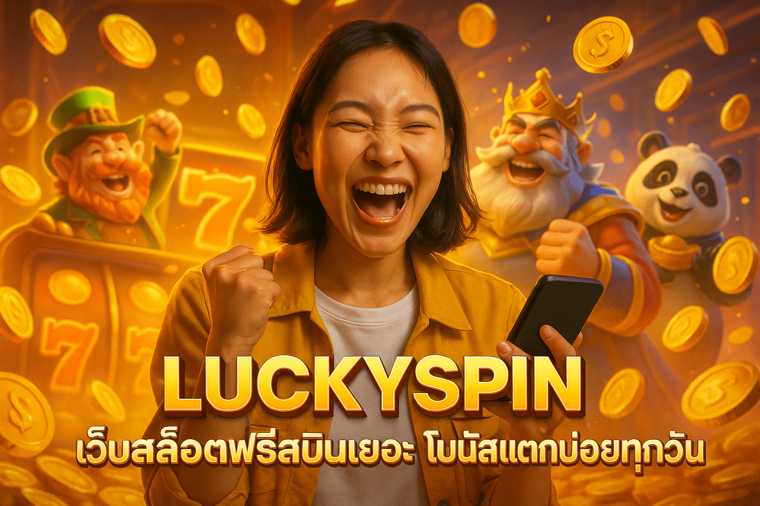 LUCKYSPIN เว็บสล็อตฟรีสปินเยอะ โบนัสแตกบ่อยทุกวัน