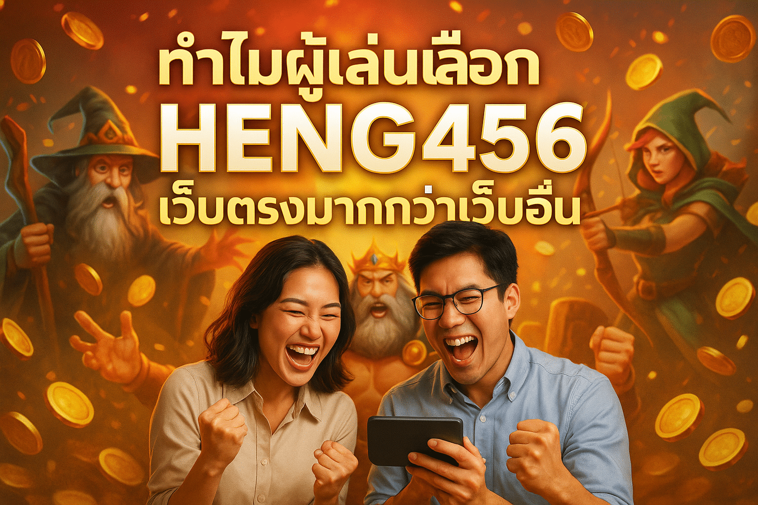 ทำไมผู้เล่นเลือก HENG456 เว็บตรงมากกว่าเว็บอื่น