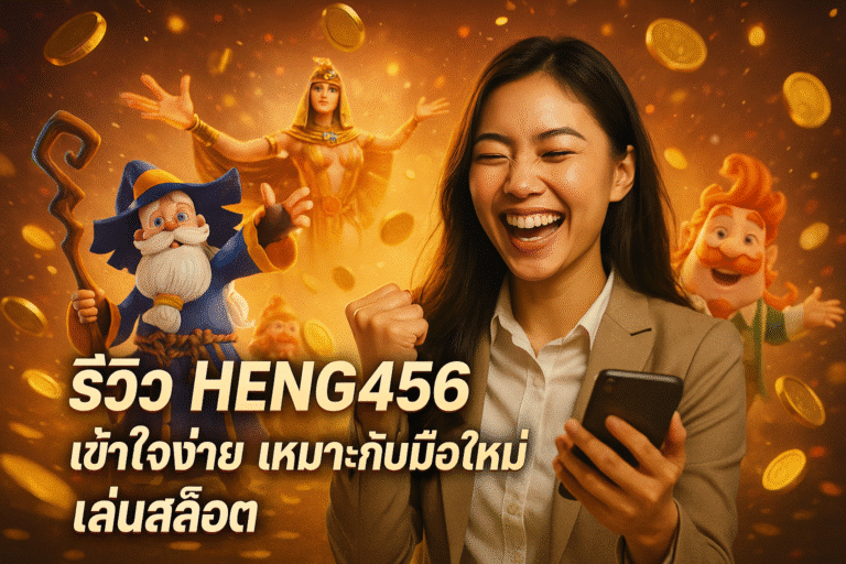 รีวิว HENG456 เข้าใจง่าย เหมาะกับมือใหม่เล่นสล็อต