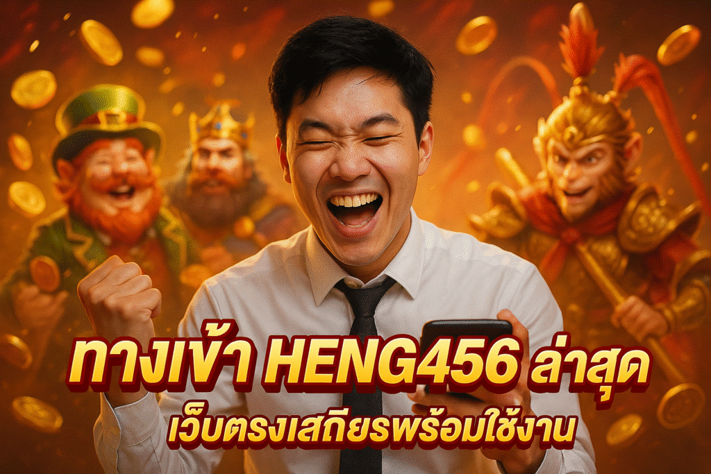 ทางเข้า HENG456 ล่าสุด เว็บตรงเสถียรพร้อมใช้งาน