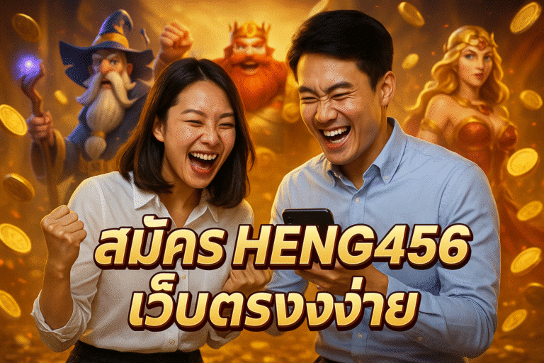 สมัคร HENG456 เว็บตรงง่าย เหมาะกับทุกคนที่อยากเริ่ม